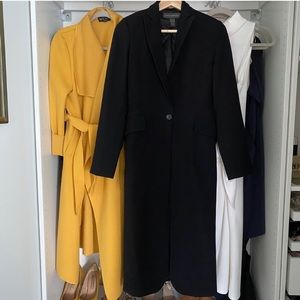 Banana Republic Italian Wool Long Jacket XS